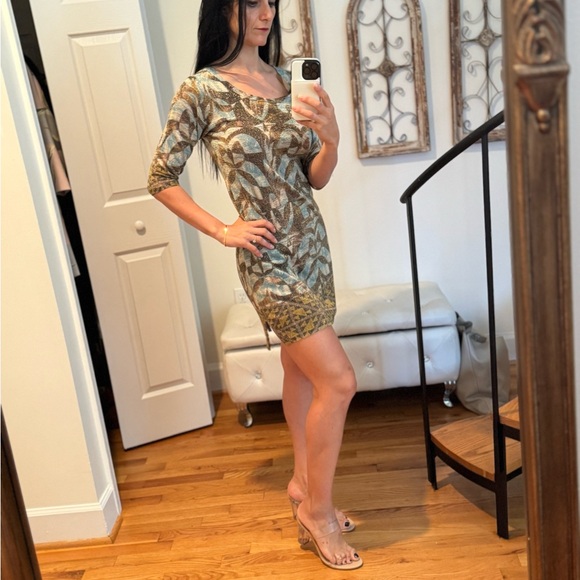 Patterned Knit Dress - Picture 2 of 3